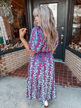 Load image into Gallery viewer, Elsa Velvet Burnout Maxi | Plum