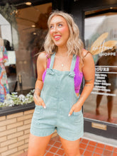 Load image into Gallery viewer, Visiting Venice knotted romper in teal