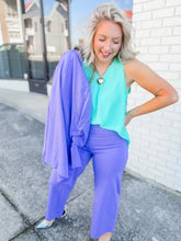 Load image into Gallery viewer, Making Moves Wide Leg Pant | Violet
