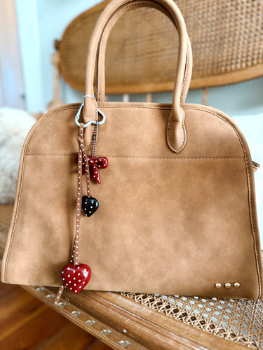 Ruby Red Love Bag Charm