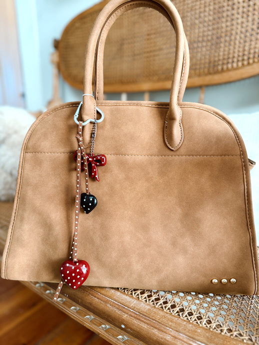 Ruby Red Love Bag Charm