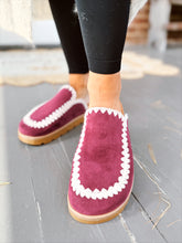 Load image into Gallery viewer, Marjorie Moccasin Slippers | Cranberry