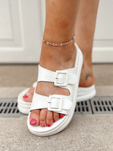 Load image into Gallery viewer, Birk Platform Sandal - White