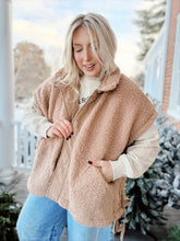 Load image into Gallery viewer, Fuzzy Feels Vest | Mocha