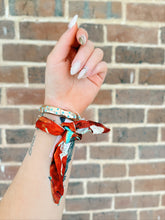 Load image into Gallery viewer, Trish Scarf Cuff Bracelet | Rust