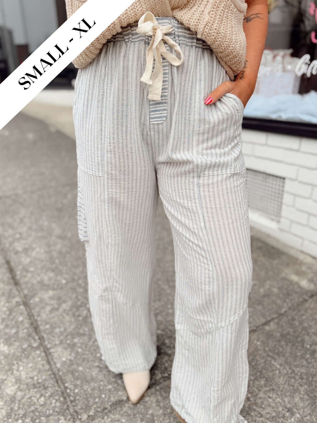 Sharona Balloon Pants | Blue