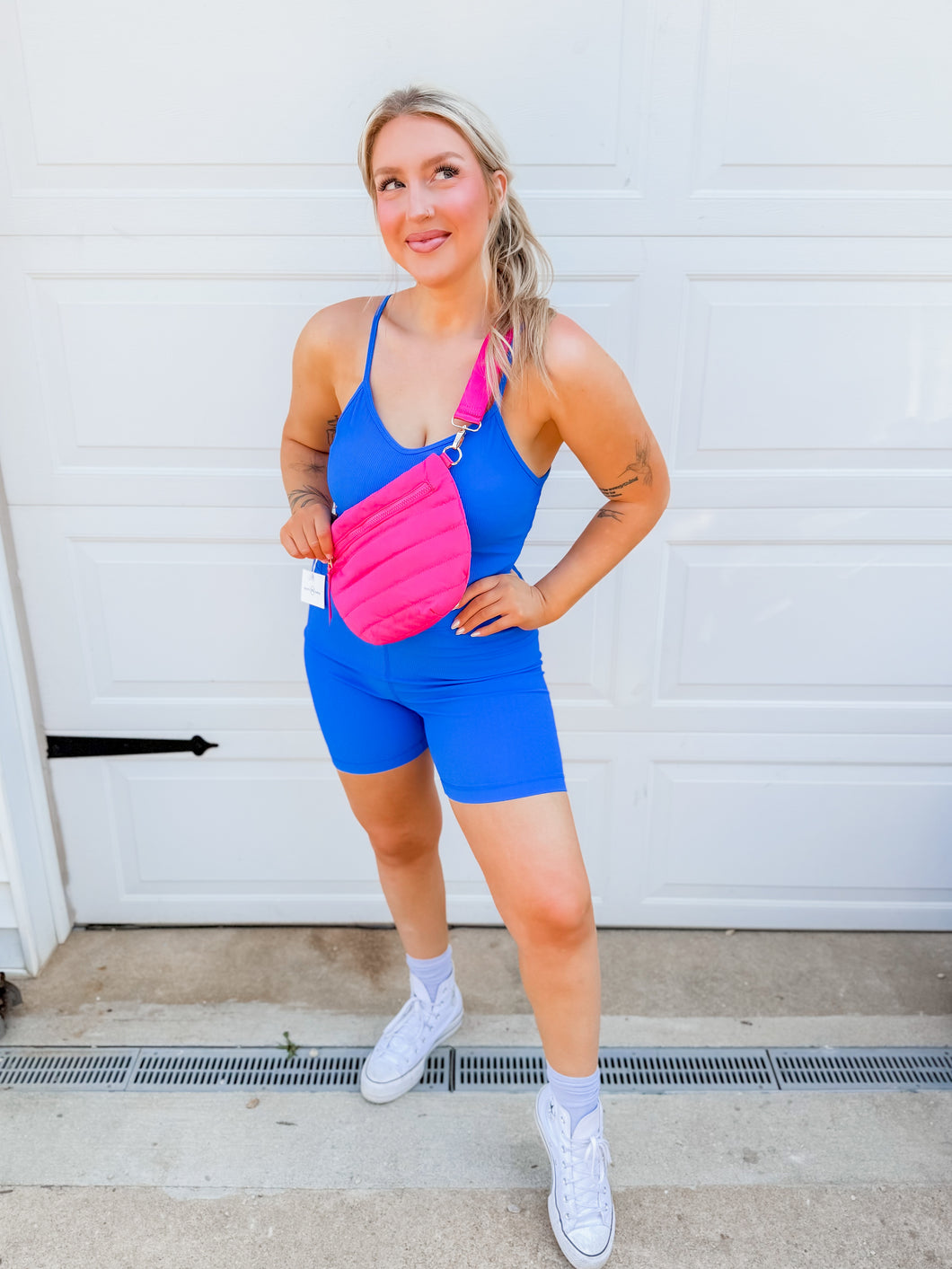 Alex Puffer Belt Bag | Hot Pink