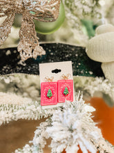 Load image into Gallery viewer, Clay Christmas Tree Earring | Stripes