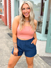 Load image into Gallery viewer, Joy in My Heart Shorts | Navy