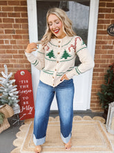 Load image into Gallery viewer, Christmas Cabin Cardigan