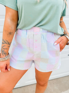 Life’s Easy Boxer Shorts | Pink Multi