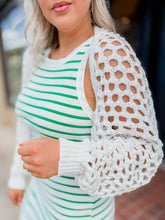Load image into Gallery viewer, Crochet Spring Bolero | Ivory