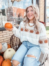 Load image into Gallery viewer, Jackie-O Lantern Sweater | Off White