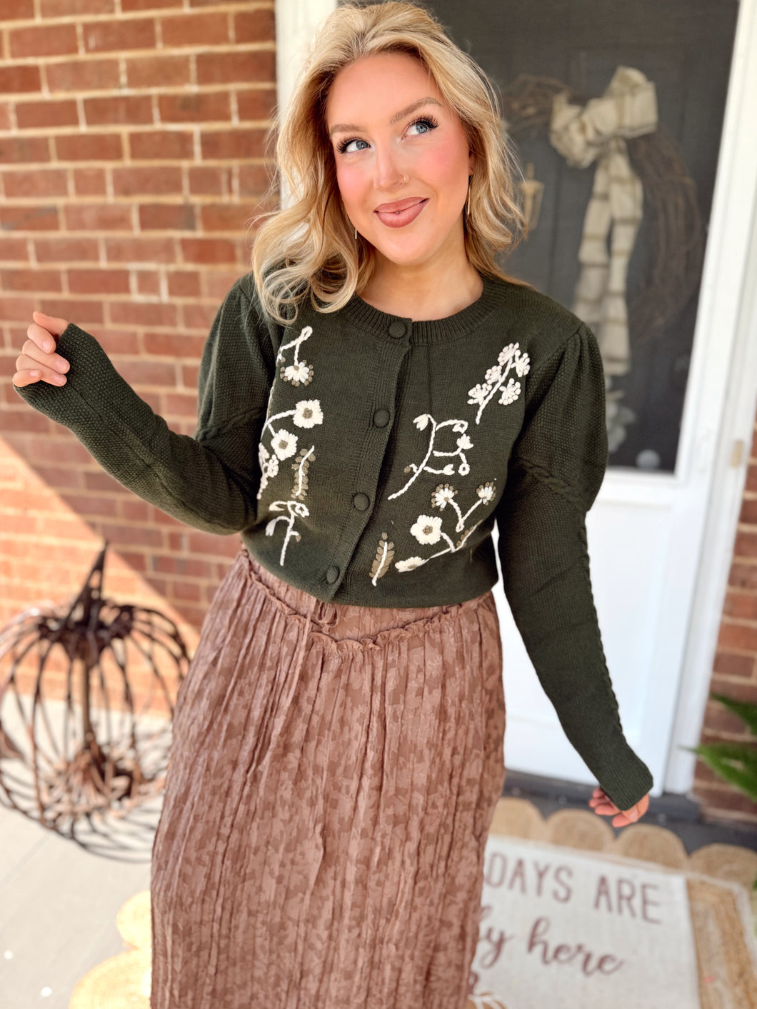 Chance of Flowers Cardigan