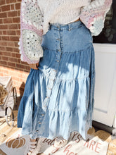 Load image into Gallery viewer, Jules Denim Skirt