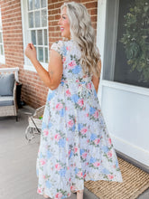 Load image into Gallery viewer, Fairy Garden Floral Maxi Dress