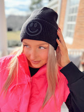 Load image into Gallery viewer, Happy to be Here Beanie| Black