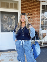 Load image into Gallery viewer, Light Your Way Cardigan | Navy