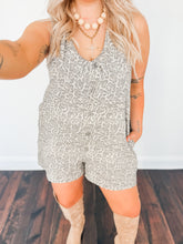 Load image into Gallery viewer, Wild Heart Leopard Romper