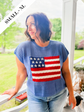 Load image into Gallery viewer, In Her Glory Flag Top
