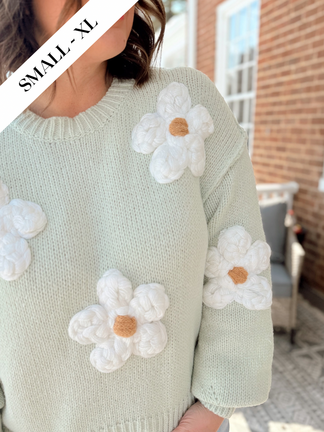 In the Meadows Floral Sweater