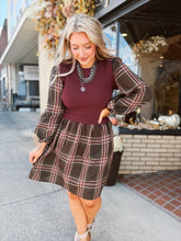 Load image into Gallery viewer, The Geller Plaid Dress