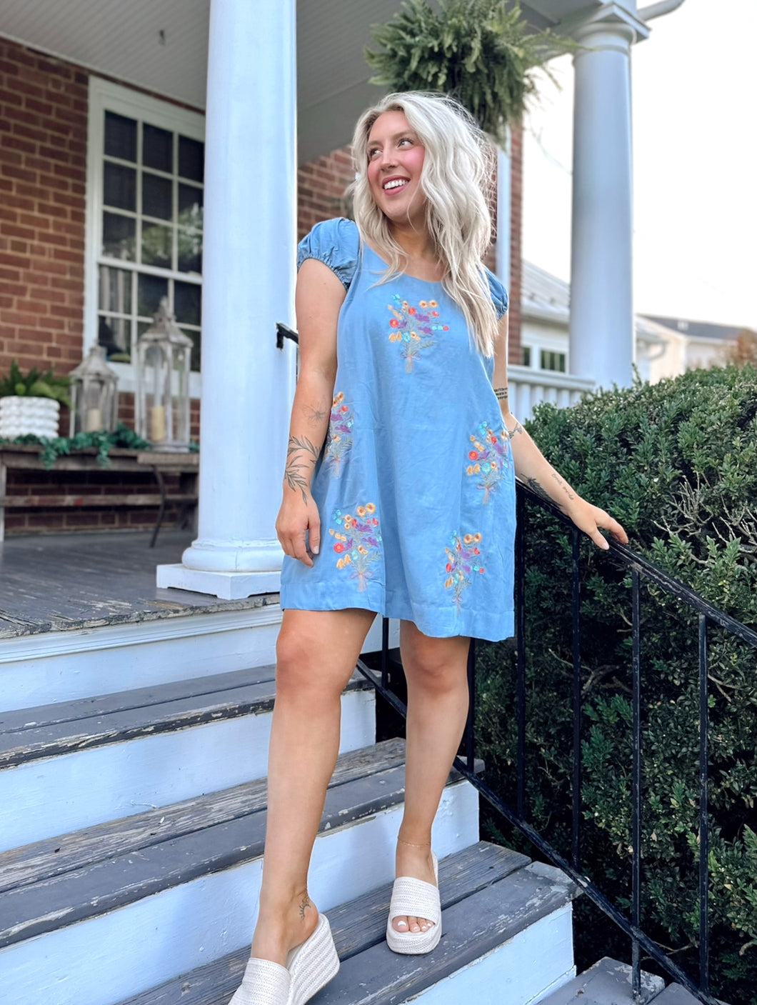 Bouquet Bliss Mini Dress