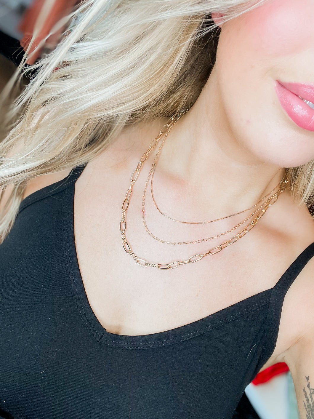 Amy Triple Layered Necklace