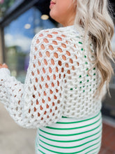 Load image into Gallery viewer, Crochet Spring Bolero | Ivory