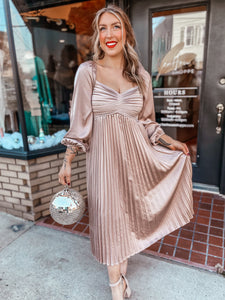 Shimmer and Shine Midi Dress