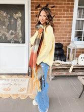 Load image into Gallery viewer, Set the Trend Gingham Scarf