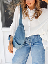 Load image into Gallery viewer, Danielle Denim Hobo Bag