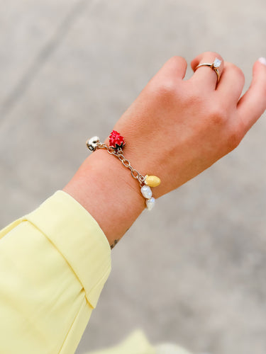 Fresh Fruit Charm Bracelet