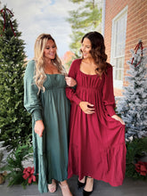 Load image into Gallery viewer, Meet Me Under Mistletoe Maxi | Ruby