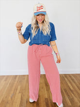 Load image into Gallery viewer, Casual Strolling Gingham Pants | Red