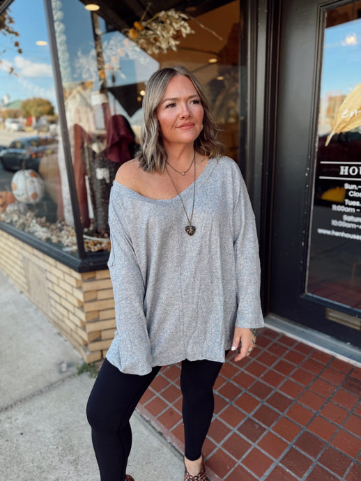 Keep it Simple Tunic | Gray