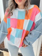 Load image into Gallery viewer, Spring check the trend sweater