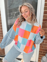 Load image into Gallery viewer, Spring check the trend sweater