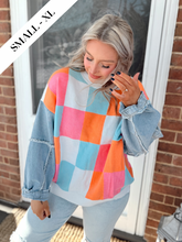 Load image into Gallery viewer, Spring check the trend sweater