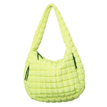 Load image into Gallery viewer, On the move quilted bag - Lime