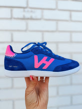 Load image into Gallery viewer, Vintage Havana Slick Electric Blue Sneakers