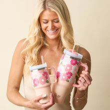 Load image into Gallery viewer, Daisy Craze Hot Pink 40 oz tumbler