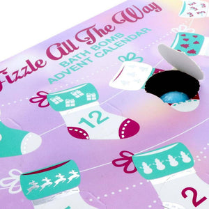 Fizzle All The Way Bath Bomb Advent Calendar