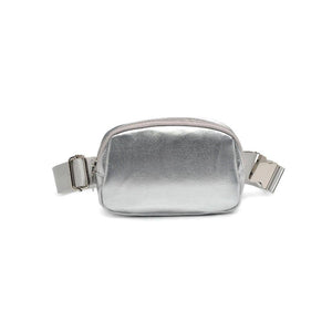 Santi Belt Bag Fanny Pack: Silver