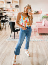 Load image into Gallery viewer, Beautify Mid Rise Crop Flare Jeans