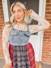 Load image into Gallery viewer, Floral Mesh Long Sleeve - Cream