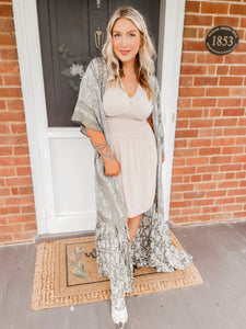 Sweet Ever After Dress - Taupe