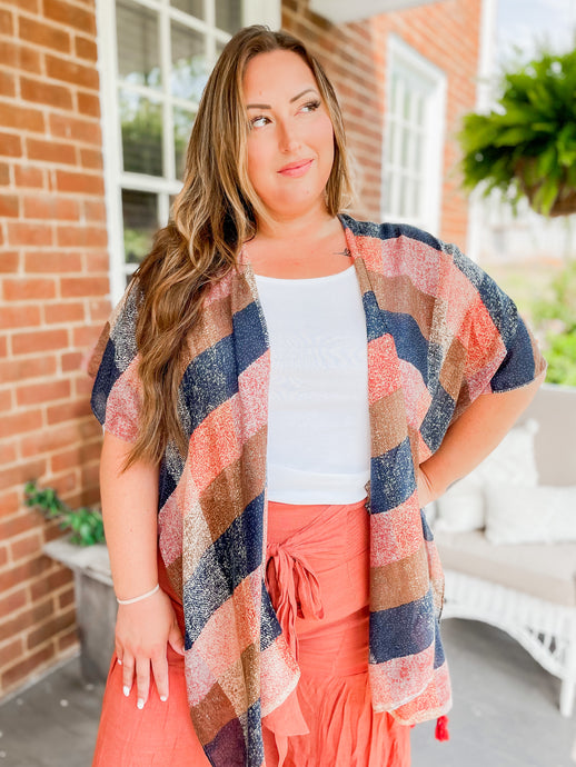 Wildest Dreams Checkered Kimono