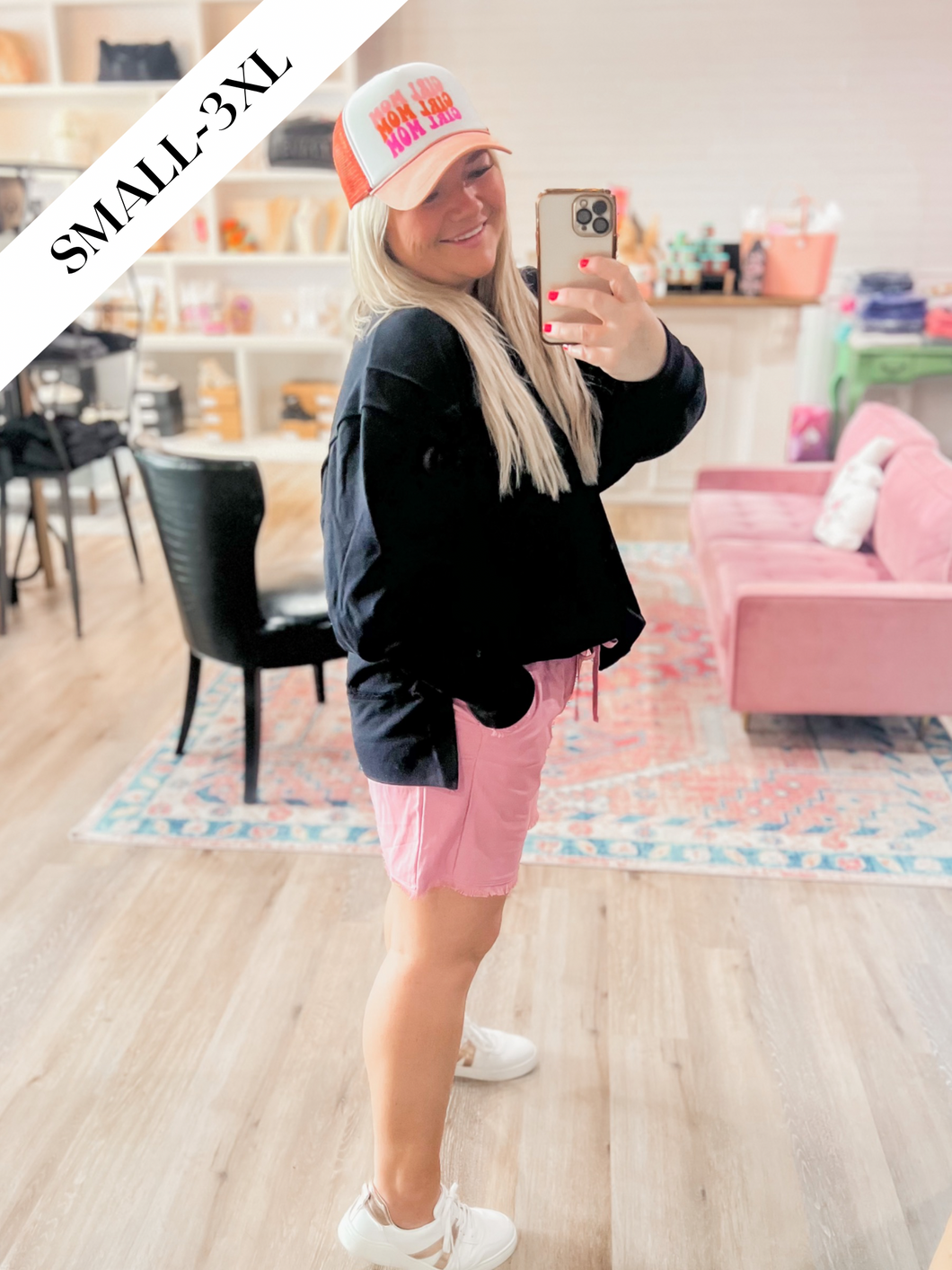 Joy In My Life Shorts - Mauve