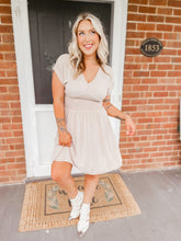 Load image into Gallery viewer, Sweet Ever After Dress - Taupe